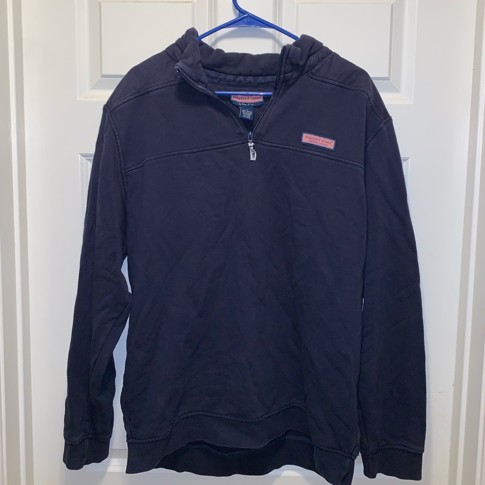Large Men’s Vineyard Vines Long Sleeve Navy Blue Pullover
